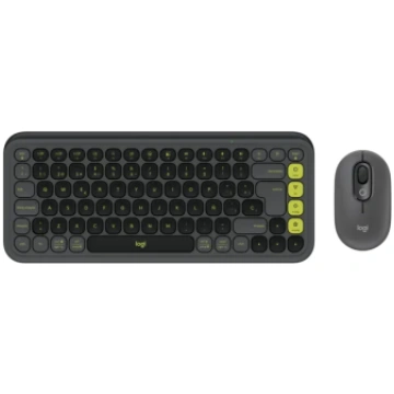 Klaviatūra + Pele Logitech POP ICON COMBO Graphite