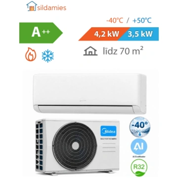 Gaiss- gaiss siltumsūknis Midea Raynor 3,5 kW