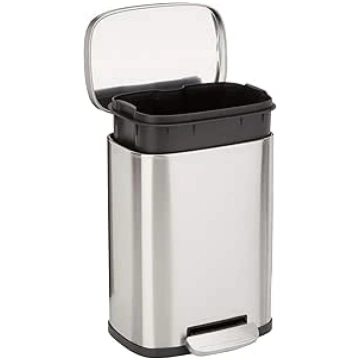 Amazon Basics Kitchen Waste Bin with Steel Tube Pe
