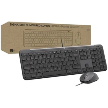 Logitech USB-C Keyboard+Mouse MK620 Combo f. Busin