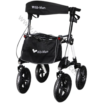Rollators alumīnija ar 4 riteņiem MEGO