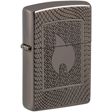 Zippo Lighter 48569 Armor™ Flame Pattern Design