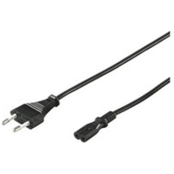MicroConnect Power Cord CEE 7/16 - C7 1.2m Black (