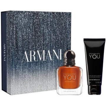 Armani Stronger With You Intense dāvanu komplekts