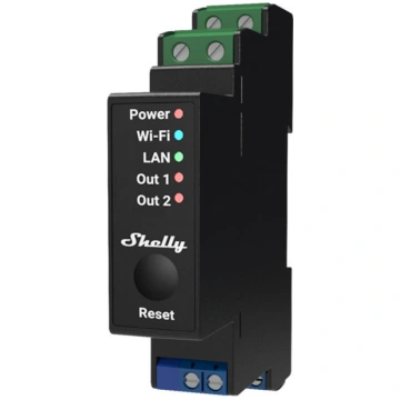 Relejs Shelly Pro 2PM, 110 - 230 V