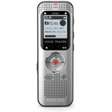 PHILIPS diktafons, 8GB, sudraba DVT2010