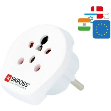 Adapteris Indija / Izraēla / Dānija kontaktdakša -