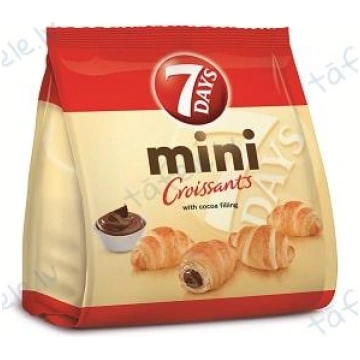 7DAYS kruasāni MINI ar kakao pildījumu 185g