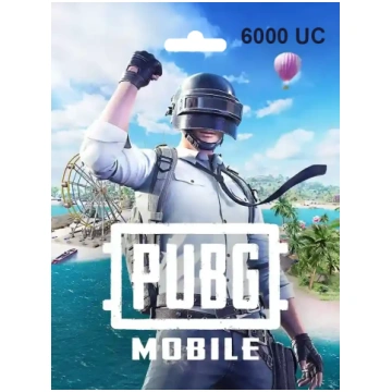 PUBG Mobile Gift Card 6000 + 2100 UC GLOBAL