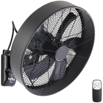 ZEVENTI - Sienas ventilators FANNY 50W/230V melns