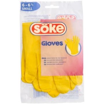 GLOVES SOKE RUBBER S SIZE YELLOW 112416 (324542112