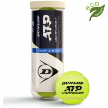 Tenisa bumbas Ieeja 3 caurulīte DUNLOP ATP CHAMPIO