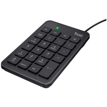 Trust 22221 numeric keypad Laptop/PC USB Black