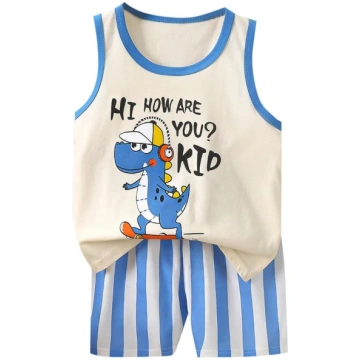 2025 Toddler Boys Clothes Cute drukāts bērnu kompl