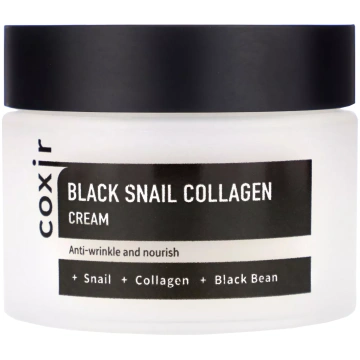 COXIR Black Snail Collagen sejas krēms, 50 ml