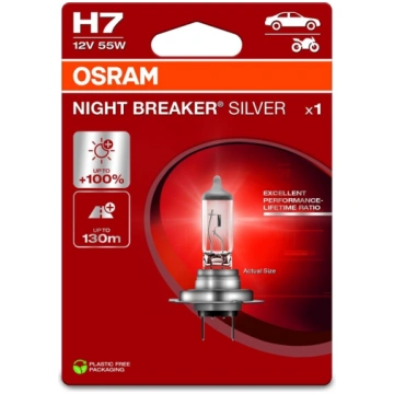 CAR LIGHT 60/55W 12V P43T 10XBLI1 H7 64210NBS-1BL 