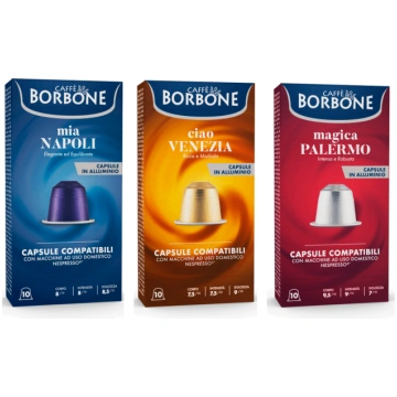 Caffè Borbone Kit Degustazione 30 Caps. Alluminio 