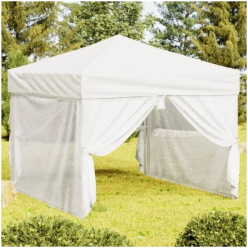 Saliekama nojume ar sienām, balta, 3x3 m