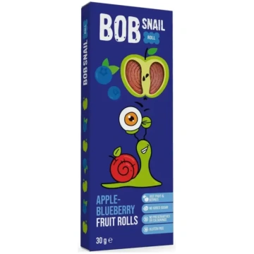 Ābolu un melleņu rullīši BOB SNAIL, 30g