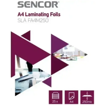 Sencor SLA FA4M250 Laminēšanas plēve A4 250mic 25l