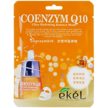 EKEL COENZYME Q10 Īpaši mitrinoša auduma sejas mas