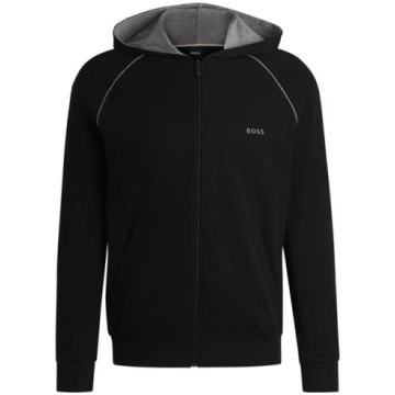 Mens BOSS Mix & Match Zipped Hoodie - Full-Zip Clo