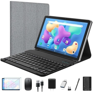 FEONAL Android planšetdators 10 collas, 2-in-1 pla
