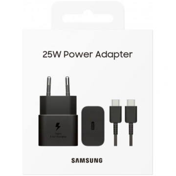 SAMSUNG Charger 25W with cable black ( EP T2510XBE
