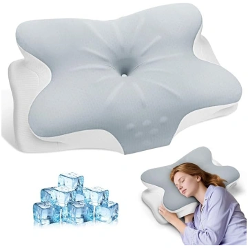 Memory Foam Butterfly formas kakla atbalsta spilve