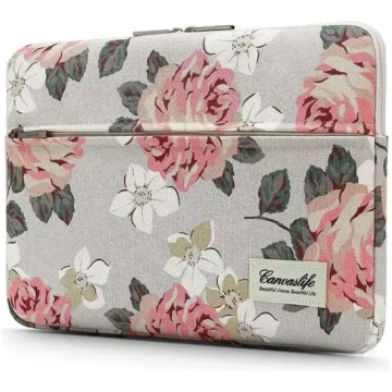 CANVASLIFE SLEEVE LAPTOP 15-16 WHITE ROSE