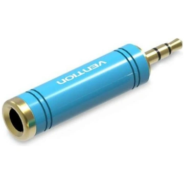 Vention adapteris 3.5mm uz 6.35mm, zils, alumīnija