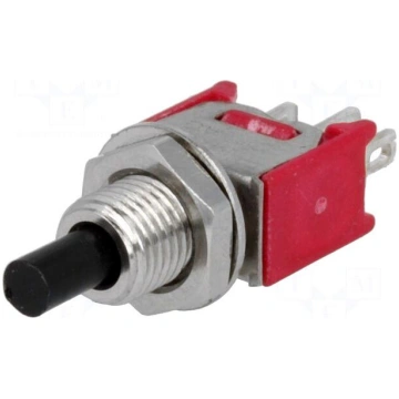 Switch: push-button | Pos: 2 | SPDT | 1A/125VAC | 