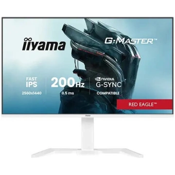 27" iiyama G-MASTER GB2771QSU-W1 monitors, 2560×14