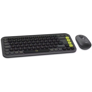 Logitech POP Icon Combo, Graphite/Green (920-01314