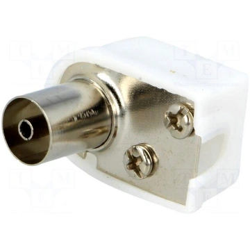 Plug | coaxial 9.5mm (IEC 169-2) | female | angled
