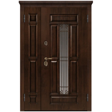 Metāla ārdurvis ar stiklu privātmājai CM862/1 Meta