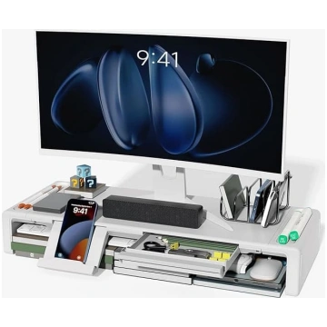 OImaster Monitor Stand Riser, Foldable, Height-Adj