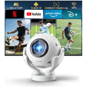 Magcubic Mini Beamer 4K mit Native 1080P Full HD &