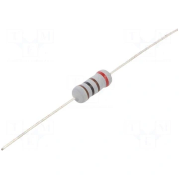 Resistor: metal oxide | 100Ω | THT | 1W | ±2% | Ø5