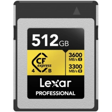 LEXAR atmiņas karte 512GB Professional GOLD CFexpr