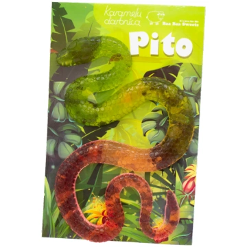 Želejas konfekte čūska- PITO Karameļu darbnīca