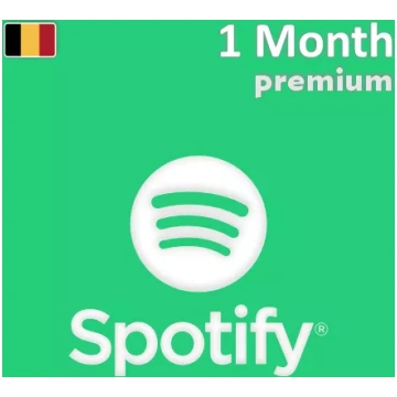 Spotify Premium dāvanu karte 1 mēnesim (Beļģija)