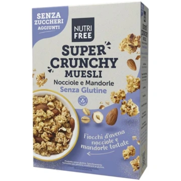 Nutrifree Super Crunchy Muesli Nocciole bezglutēna