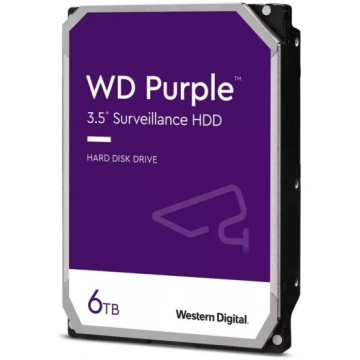 6TB WD Purple Surveillance cietais disks WD63PURZ