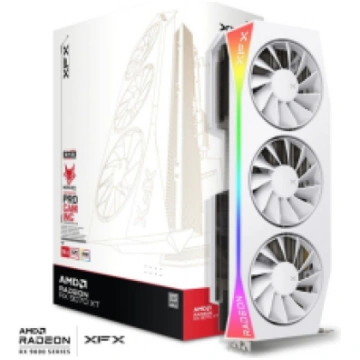 Videokarte XFX Mercury AMD Radeon RX 9070XT OC Whi
