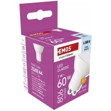 Emos Zarowka LED Classic GU10 7W (60W) 806lm 6500K