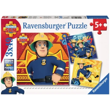 Puzzle 3x49 Fireman Sam Ravensburger