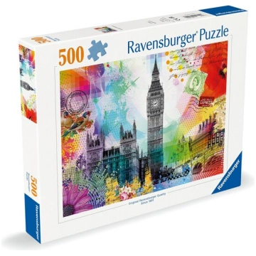 Ravensburger - Puzzle London Postcard 500p (120003