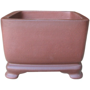 7" Unglazed Semi-Cascade Bonsai Pot