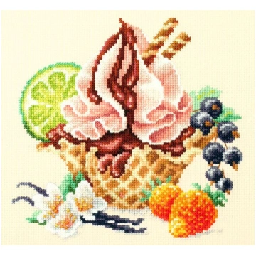 Izšūšanas komplekts Magic Needle "Vanilla Ice Crea
